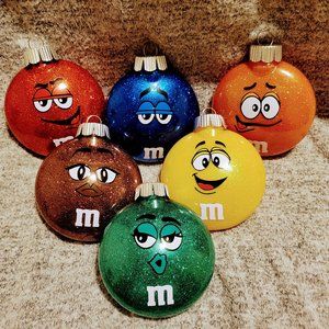 M&M ornaments (set of 6)